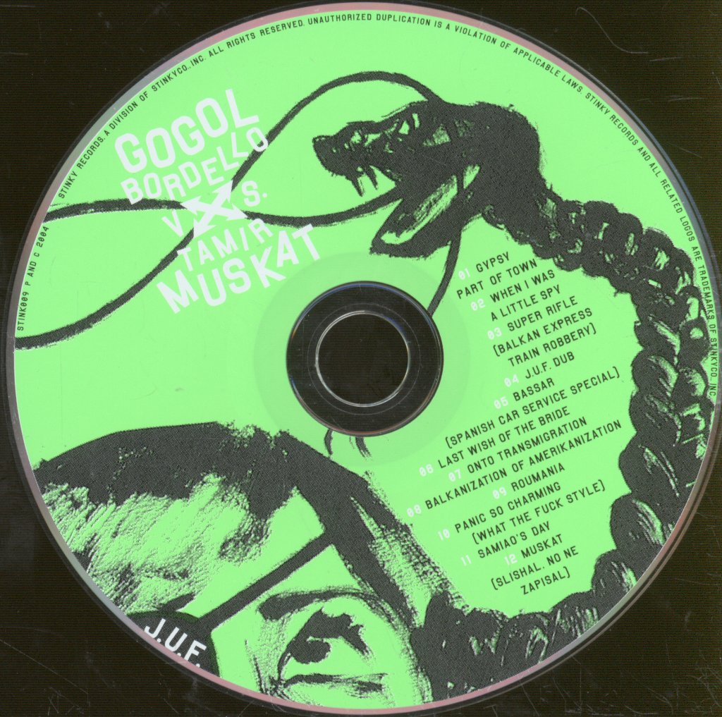 J.U.F. - Gogol Bordello Vs. Tamir Muskat - Cd