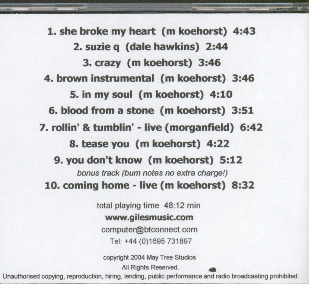 Giles - Wood From A Stone - Cd