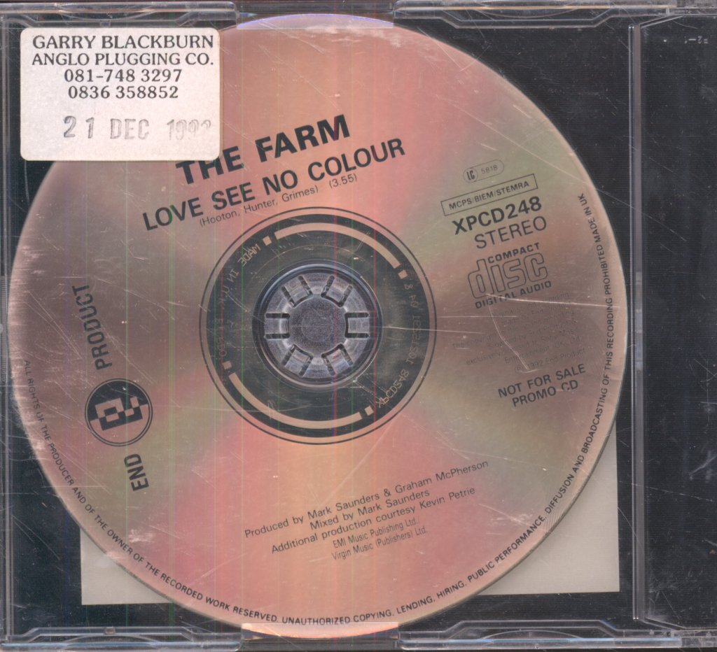 Farm - Love See No Colour - Cd