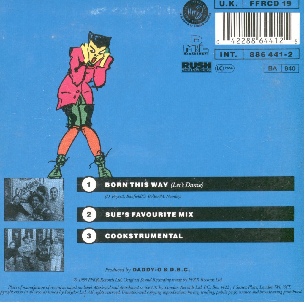 Cookie Crew - Born This Way (Let's Dance) - Cd
