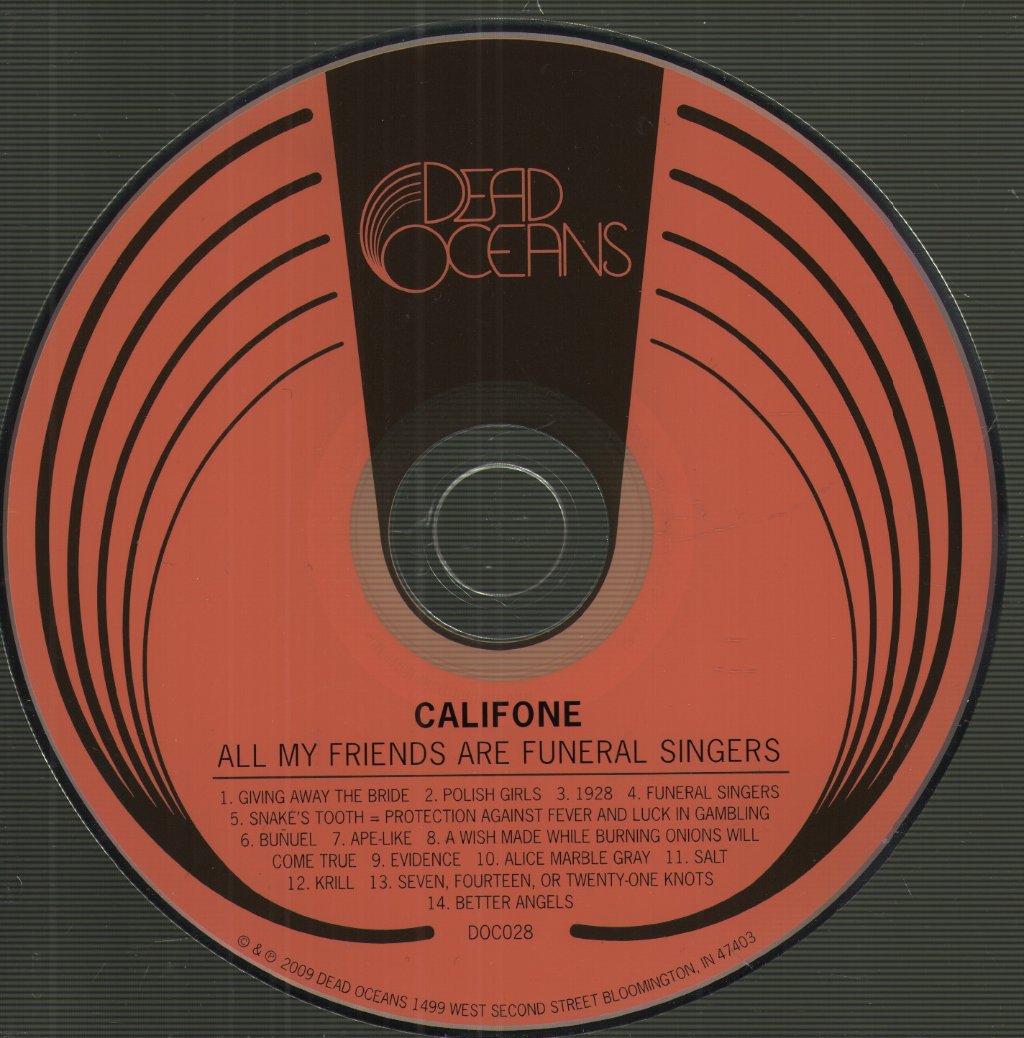 Califone - All My Friends Are Funeral Singers - Cd