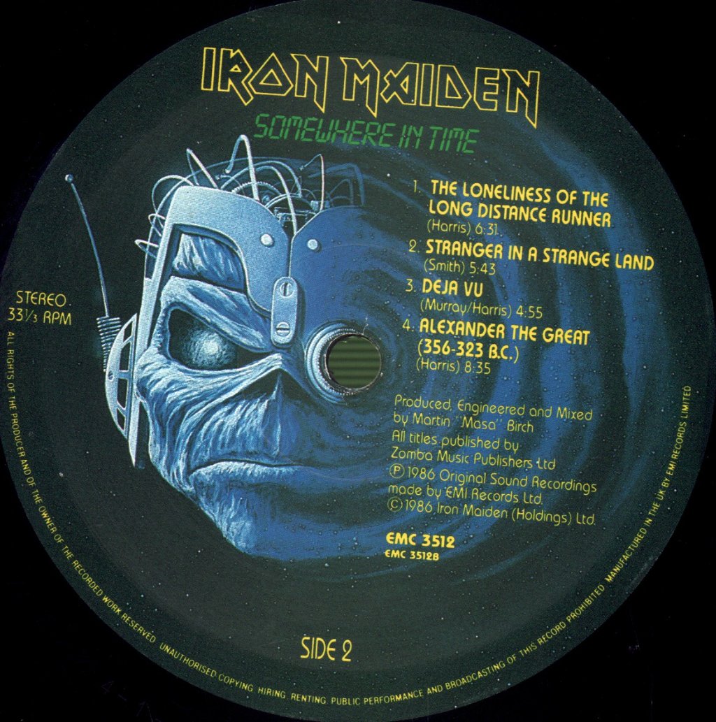 Iron Maiden - Somewhere In Time - Lp