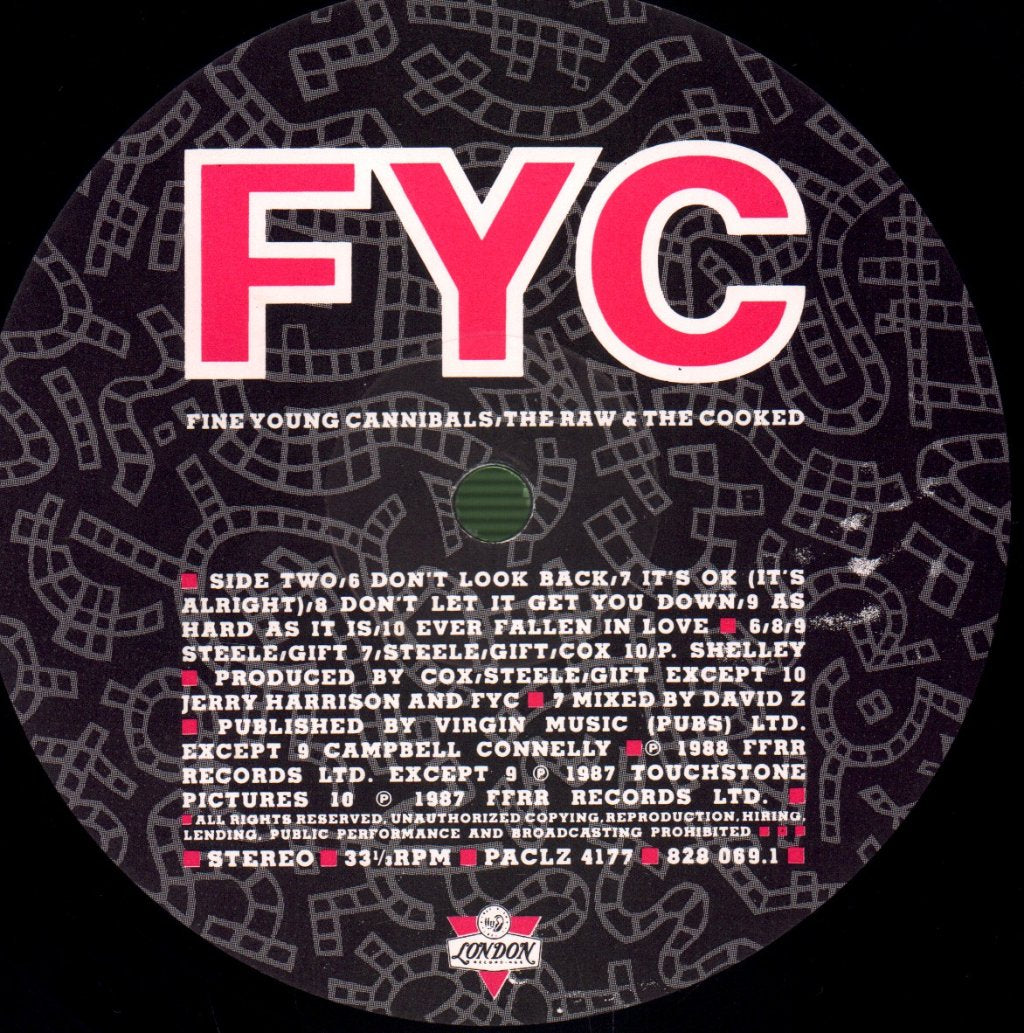 Fine Young Cannibals - Raw And The Cooked - Lp