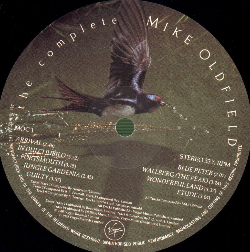 Mike Oldfield - Complete - Double Lp