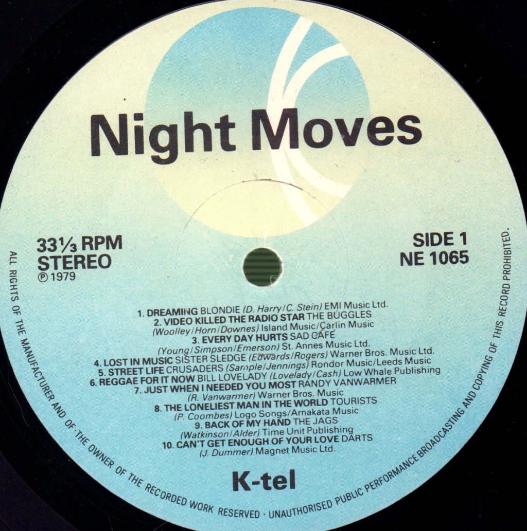 Various Artists - Night Moves - Lp