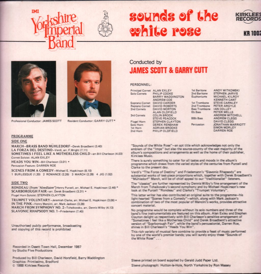 Yorkshire Imperial Band - Sounds Of The White Rose - Lp