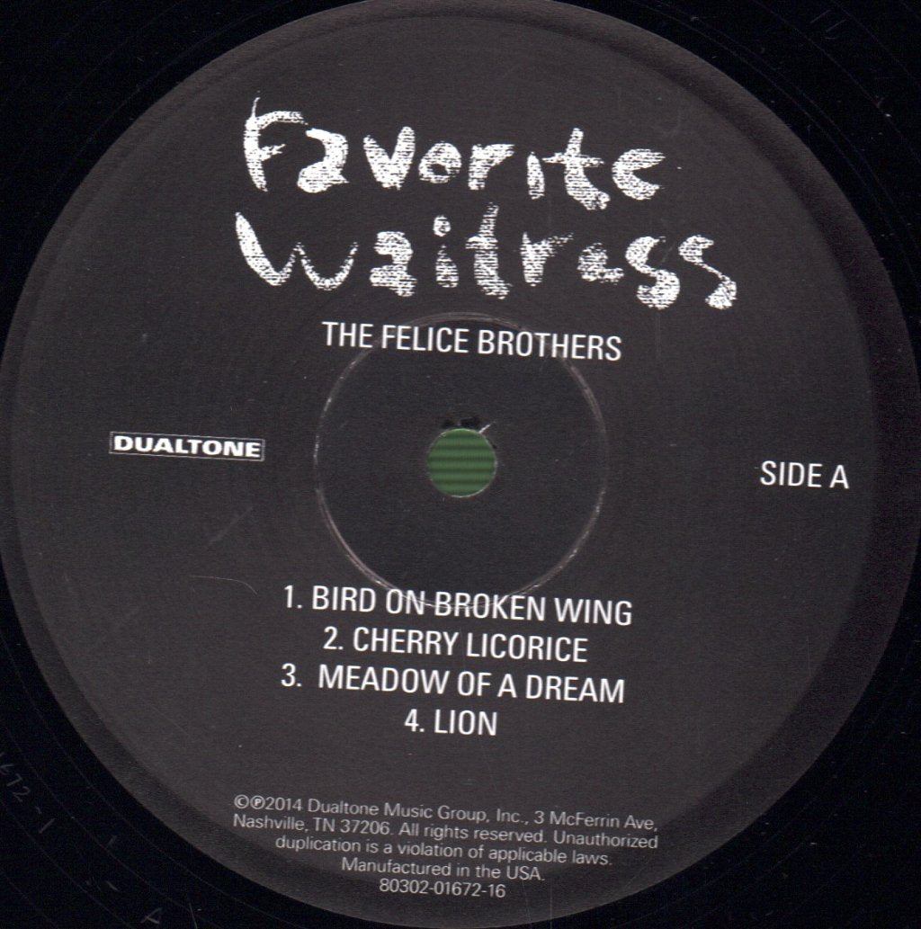 Felice Brothers - Favorite Waitress - Double Lp