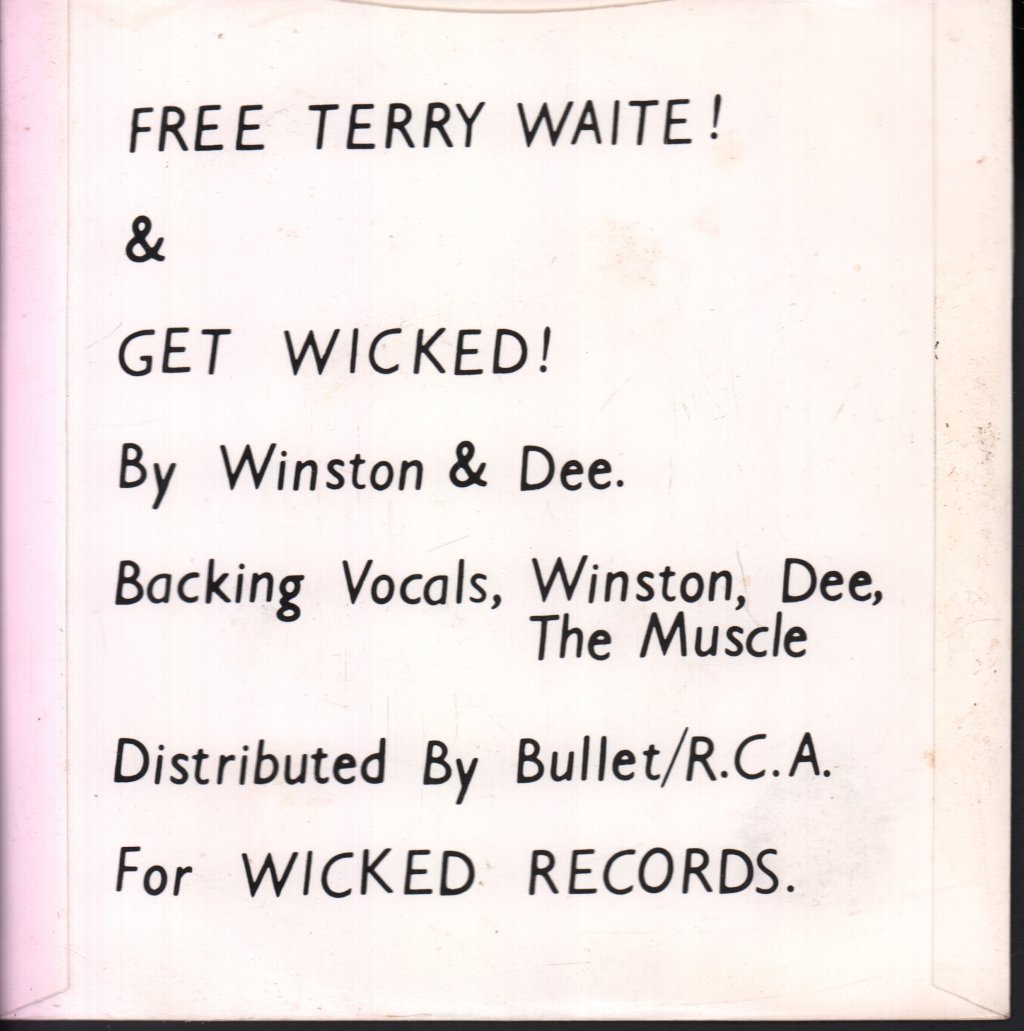 Winston & Dee - Free Terry Waite - 7 Inch
