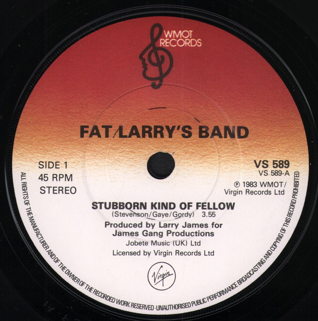 Fat Larry's Band - Stubborn Kind Of Fellow - 7 Inch
