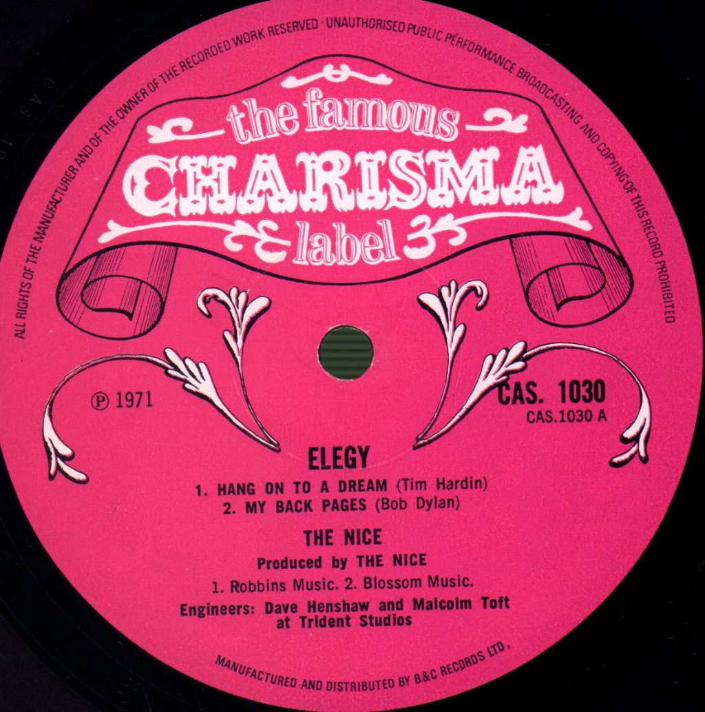 Nice - Elegy - Lp