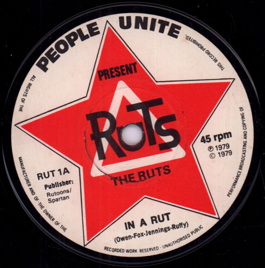 Ruts - In A Rut - 7 Inch