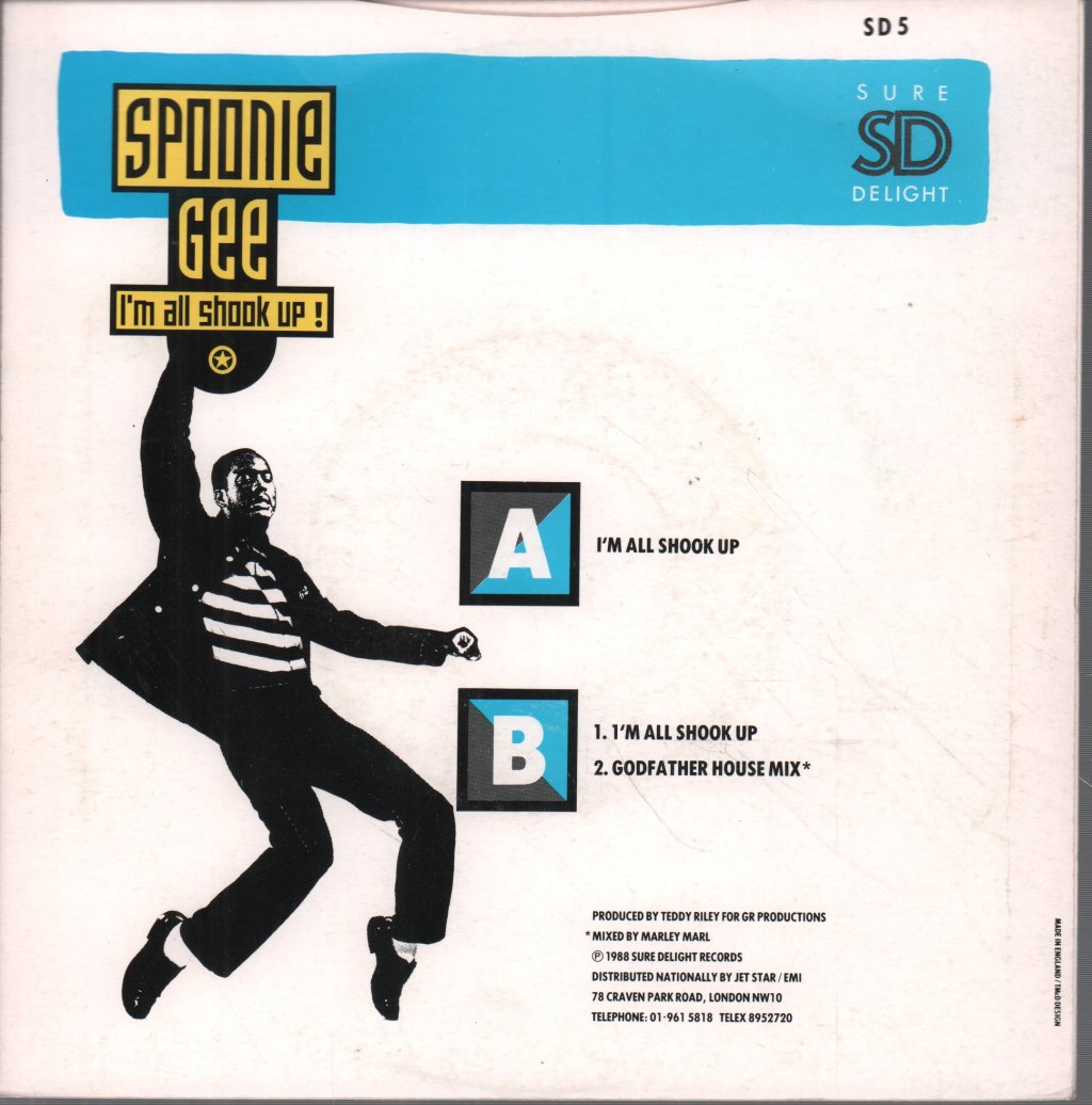 Spoonie Gee - I'm All Shook Up - 7 Inch