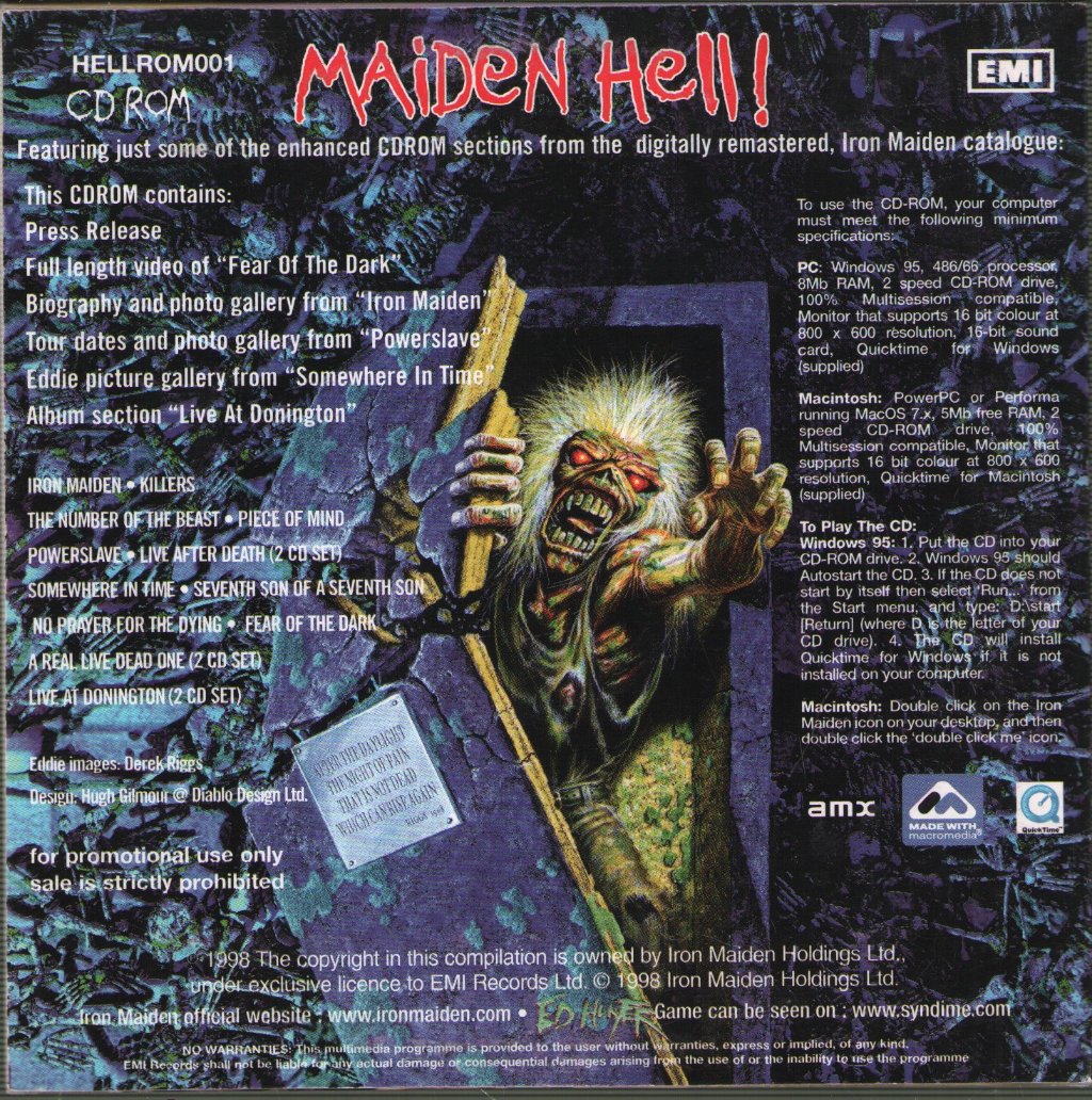 Iron Maiden - Maiden Hell! - Cd