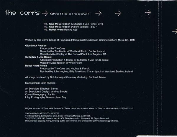 Corrs - Give Me A Reason - Cd