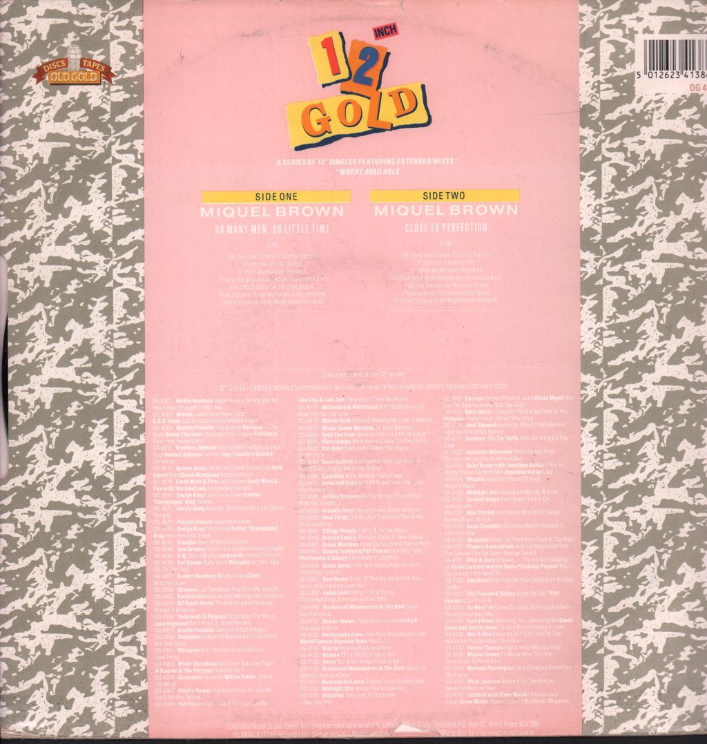 Miquel Brown - So Many Men So Little Time - 12 Inch