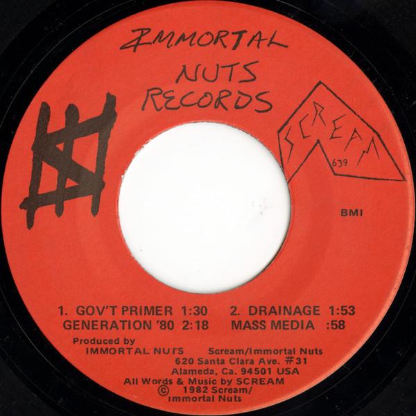 Scream - Gov't Primer - 7 Inch