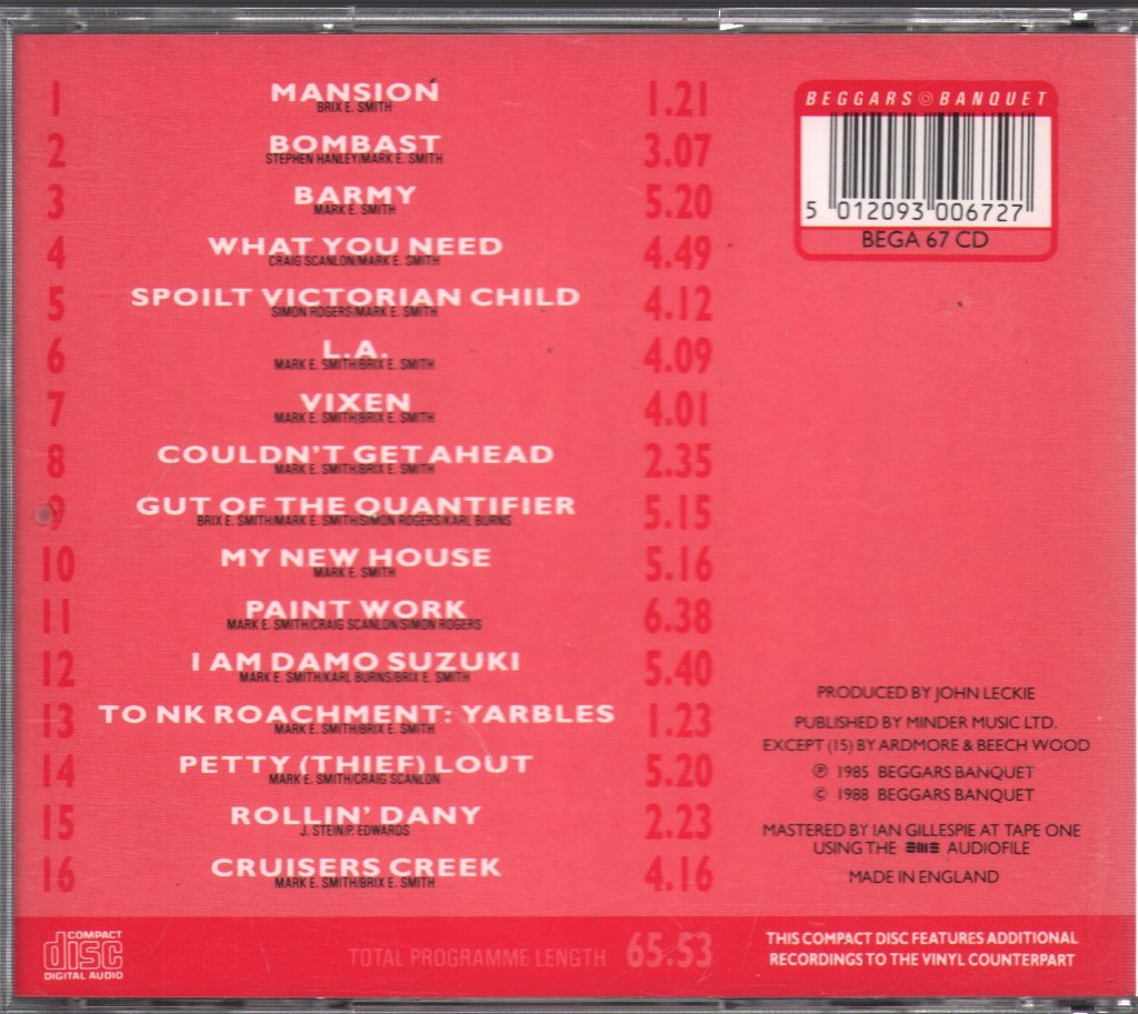 Fall - This Nation's Saving Grace - Cd