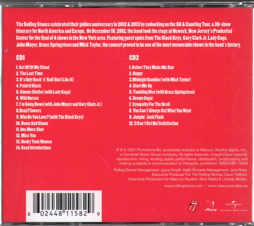 Rolling Stones - Grrr Live! - Double Cd