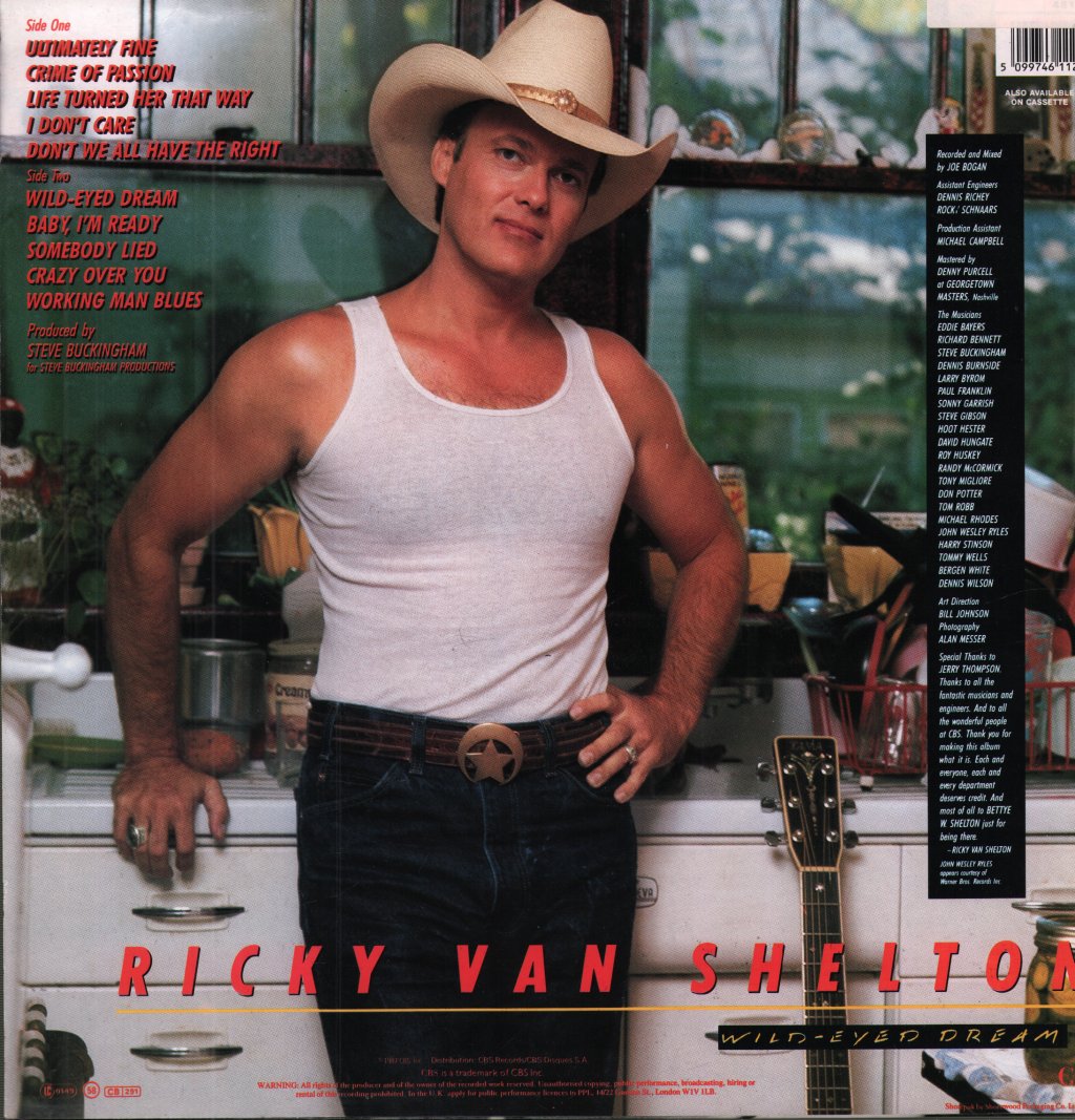 Ricky Van Shelton - Wild-Eyed Dream - Lp