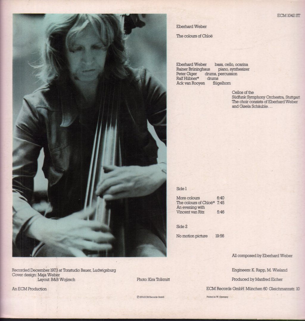 Eberhard Weber - Colours Of Chloe - Lp