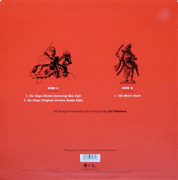 DJ Shadow - Six Days - 12 Inch