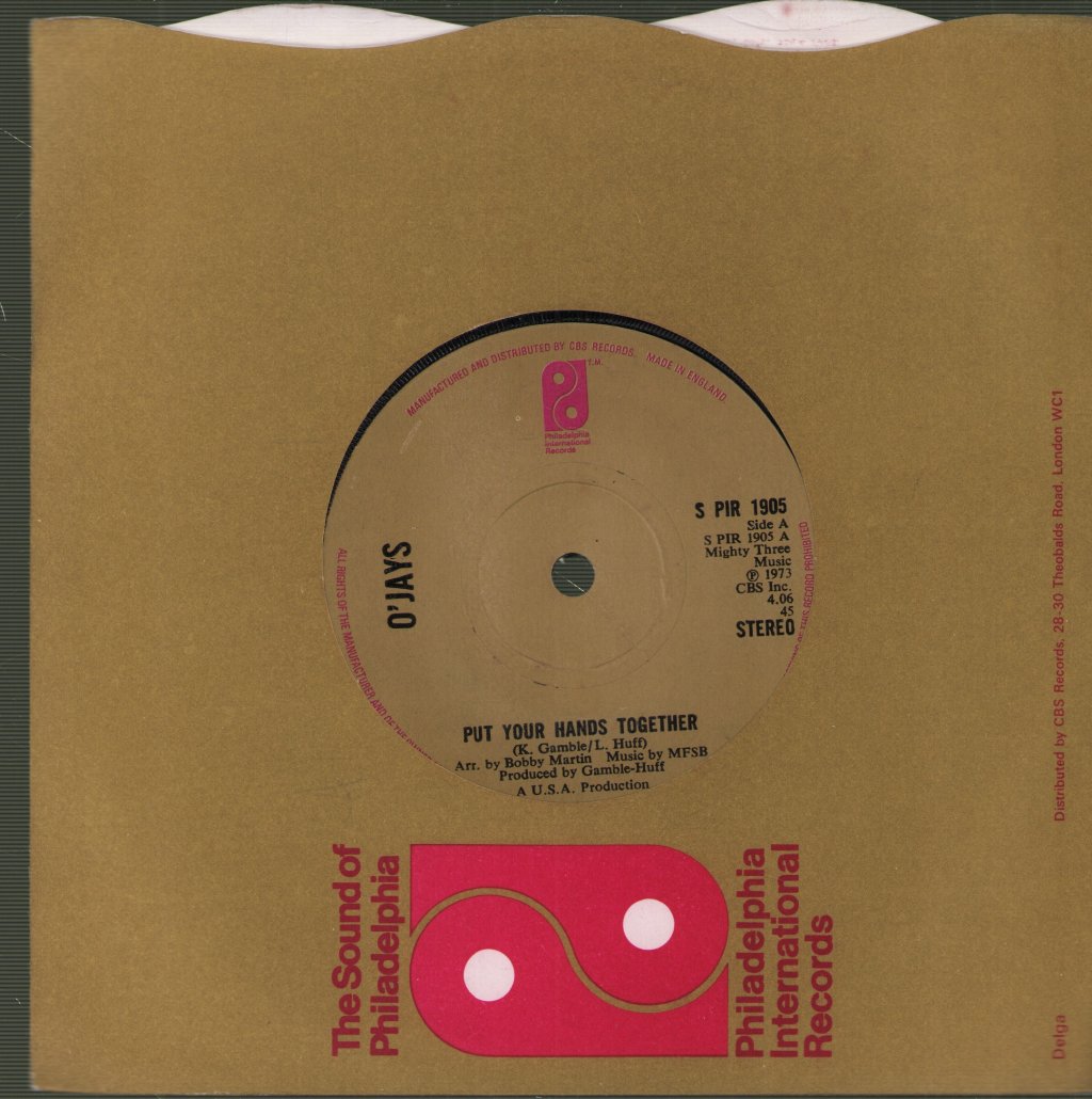 O'Jays - Put Your Hands Together - 7 Inch