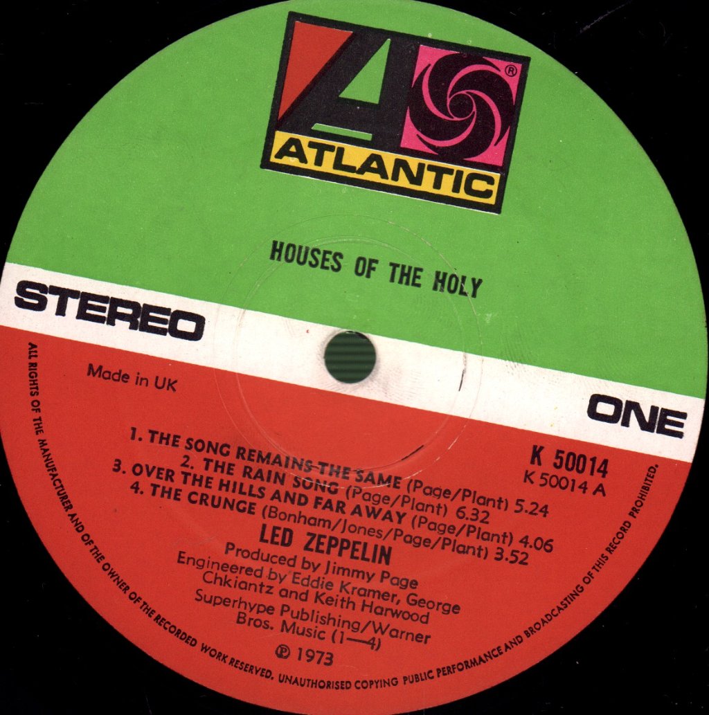 Led Zeppelin - Houses Of The Holy - Lp