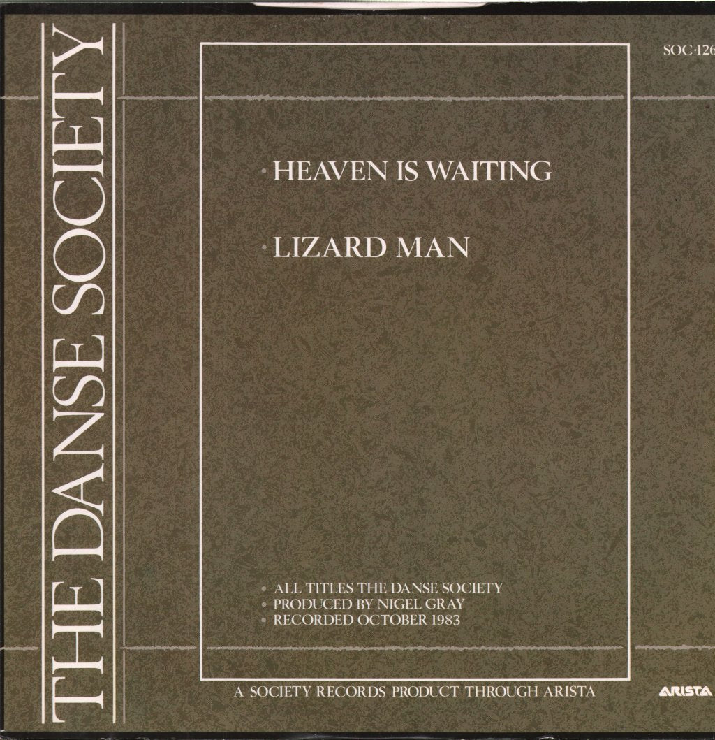 Danse Society - Heaven Is Waiting - 12 Inch