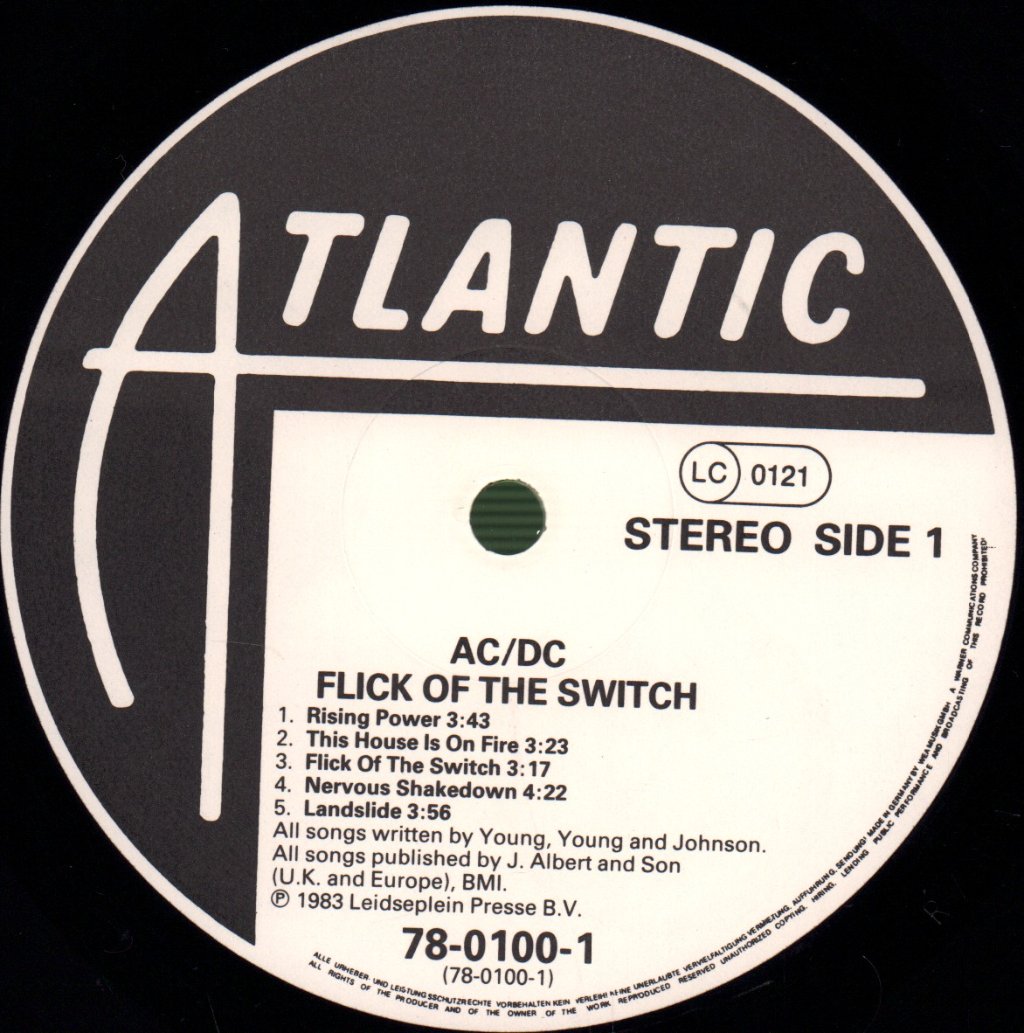 AC/DC - Flick Of The Switch - Lp