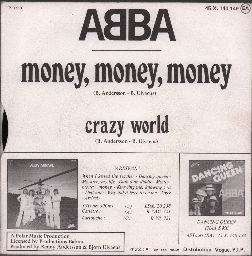 ABBA - Money Money Money - 7 Inch