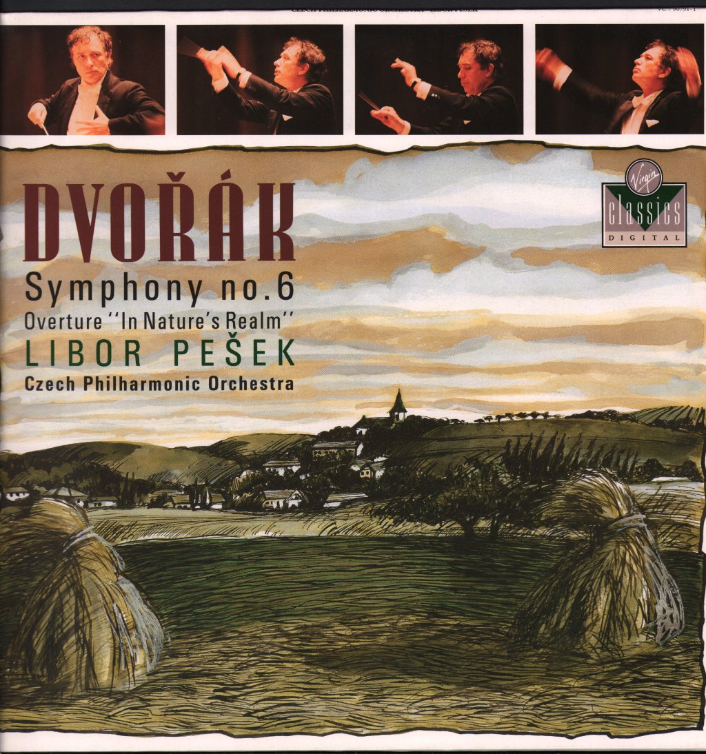 Libor Pesek / Czech Philharmonic Orchestra - Dvorak - Symphony No.6 / Overture "In Nature's Realm" - Lp