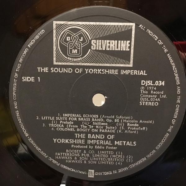 Band Of Yorkshire Imperial Metals - Sound Of Yorkshire Imperial - Lp
