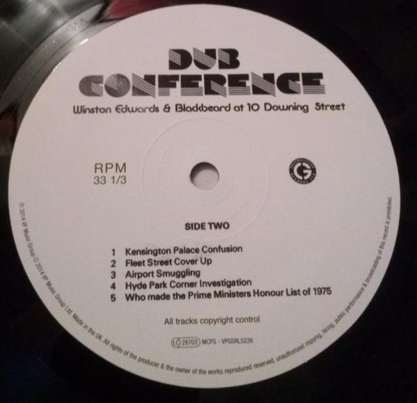 Winston Edwards And Blackbeard - At 10 Downing Street - Dub Conference - Lp