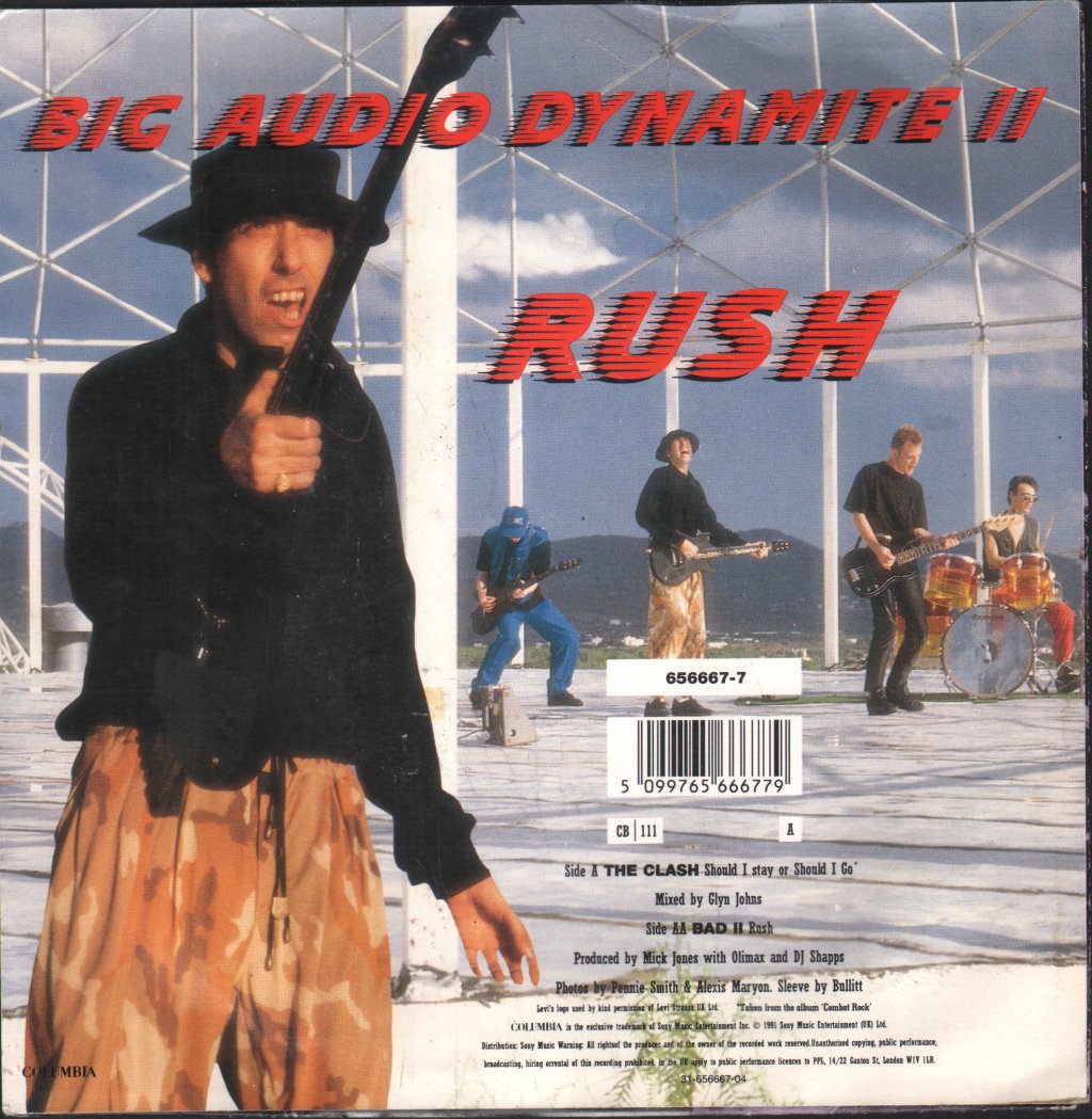 Clash / BAD 2 - Should I Stay Or Should I Go/Rush - 7 Inch