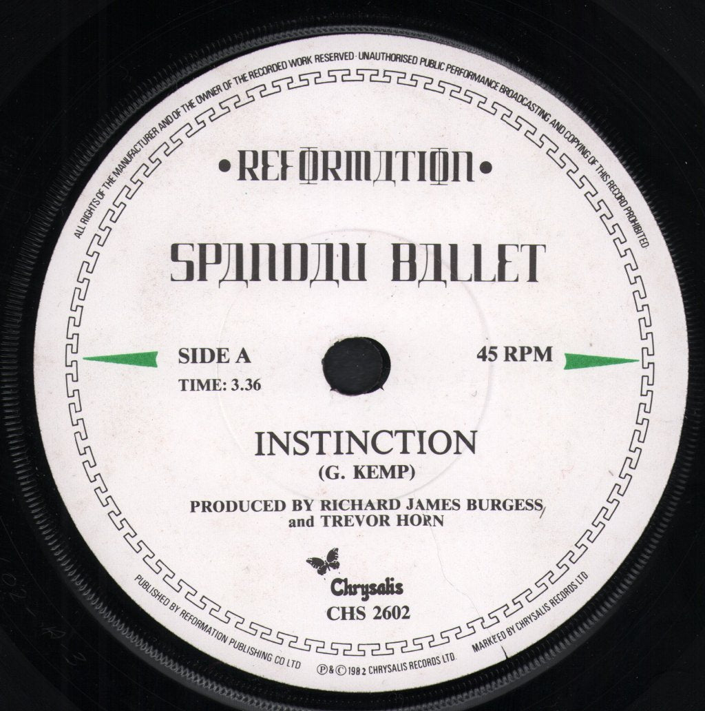 Spandau Ballet - Instinction - 7 Inch