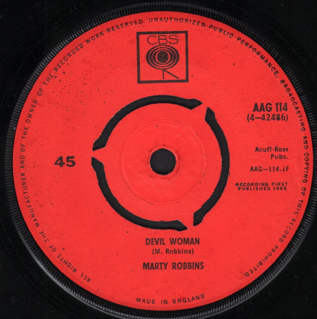 Marty Robbins - Devil Woman - 7 Inch
