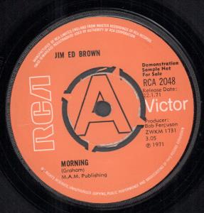Jim Ed Brown - Morning - 7 Inch