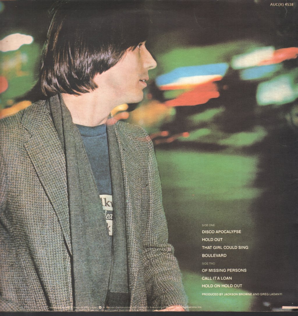 Jackson Browne - Hold Out - Lp