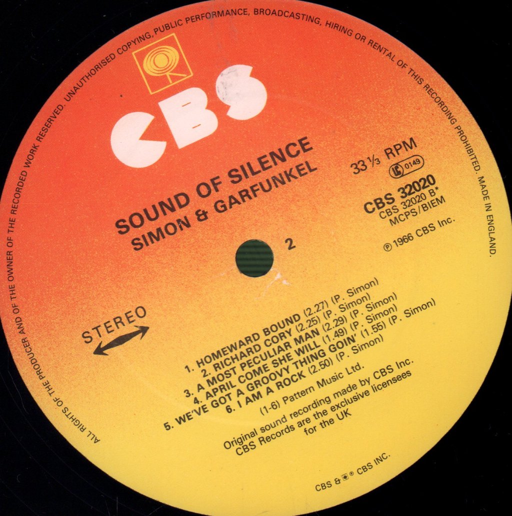 Simon And Garfunkel - Sounds Of Silence - Lp