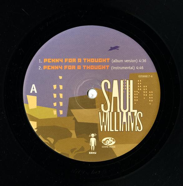 Saul Williams - Penny For A Thought / Purple Pigeons - 12 Inch
