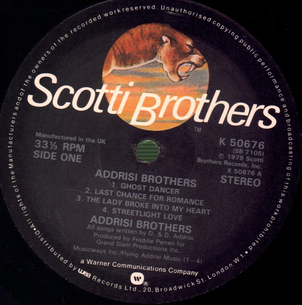 Addrisi Brothers - Ghost Dancer - Lp