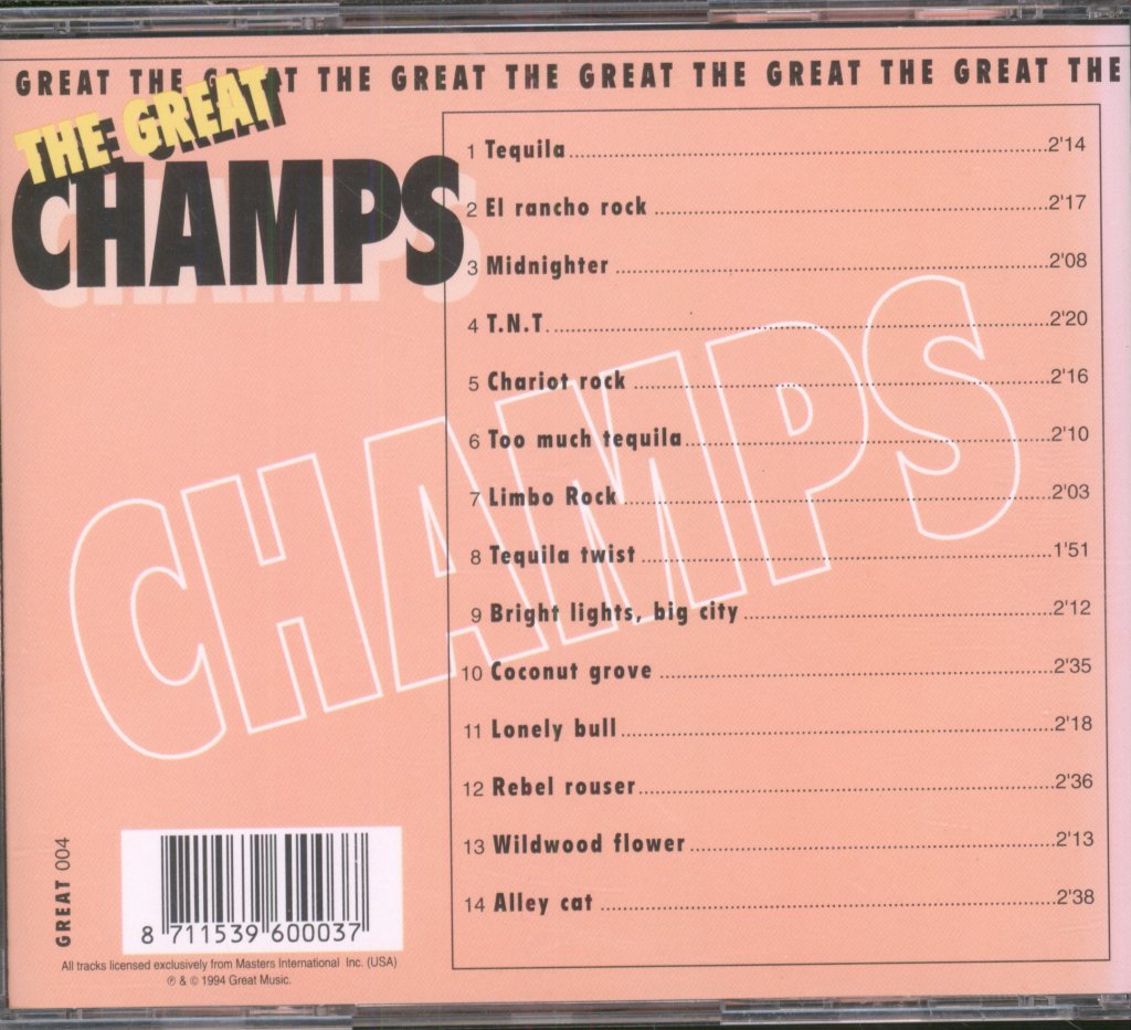 Champs - Great Champs - Cd