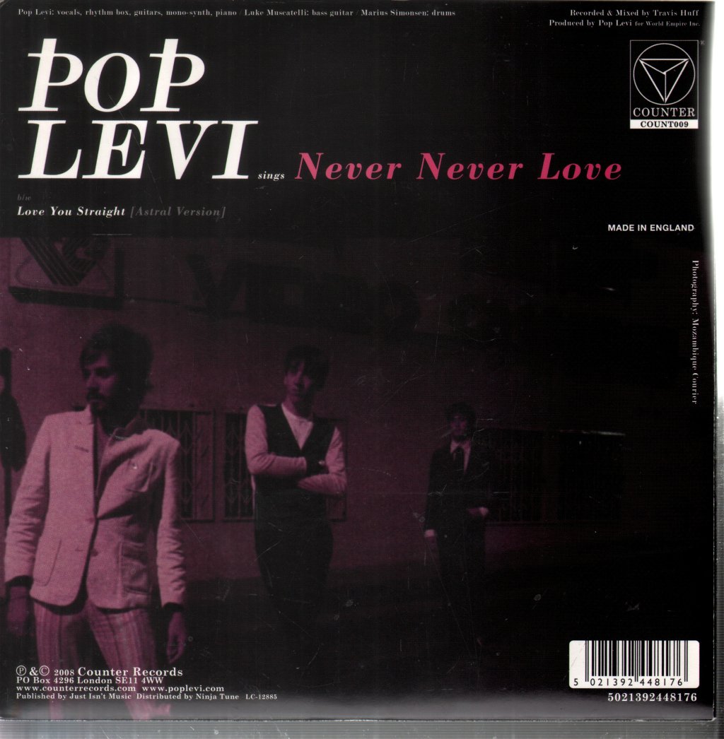 Pop Levi - Never Never Love - 7 Inch