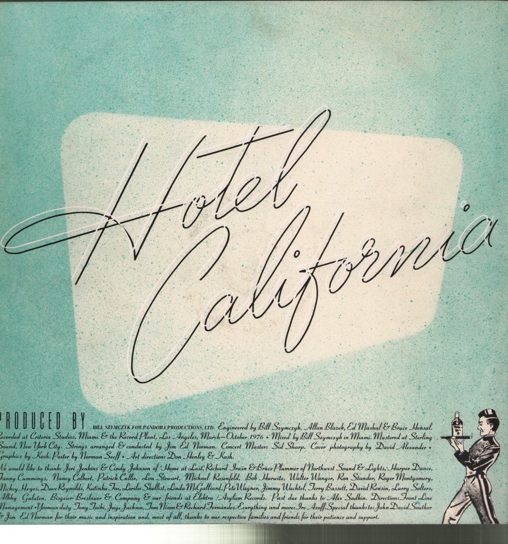 Eagles (Rock Group) - Hotel California - Lp