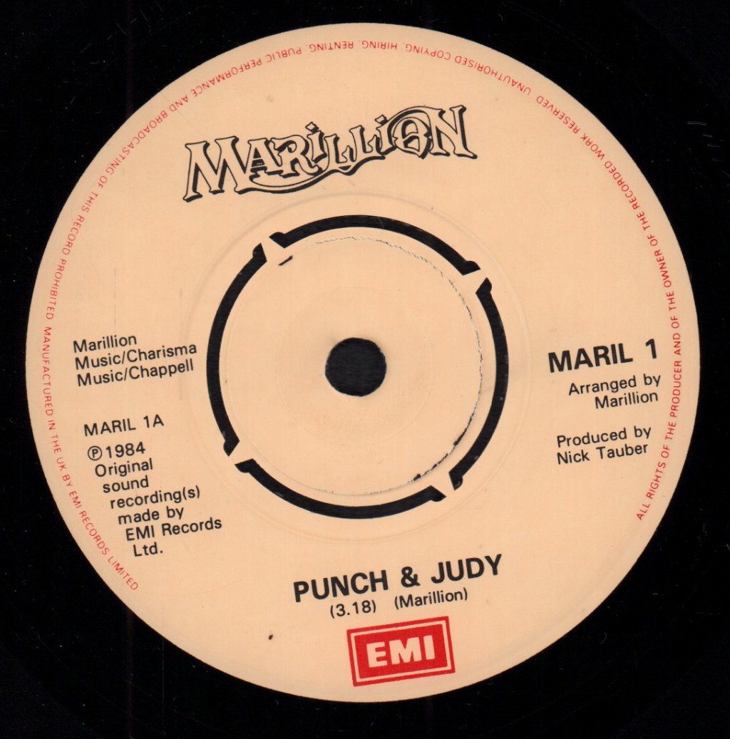 Marillion - Punch And Judy - 7 Inch