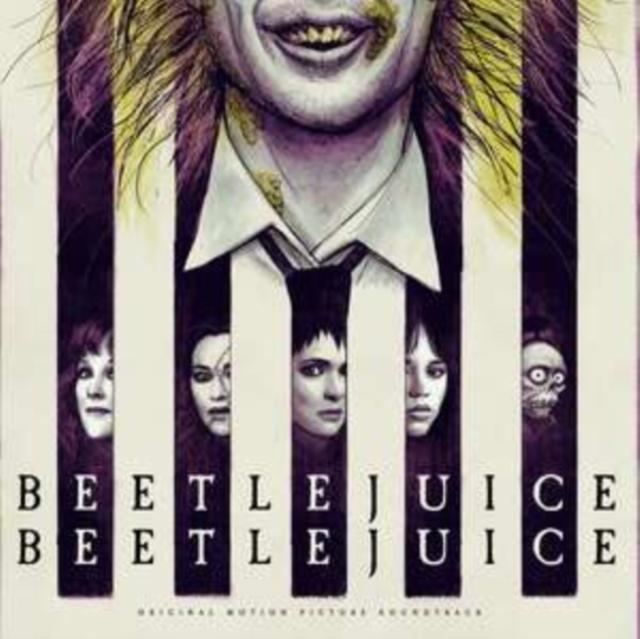 Various Artists - Beetlejuice Beetlejuice - Original Soundtrack (Purple/White/Smoke/Fluorescent Green Vinyl) (Etched D-Side) - Double Lp