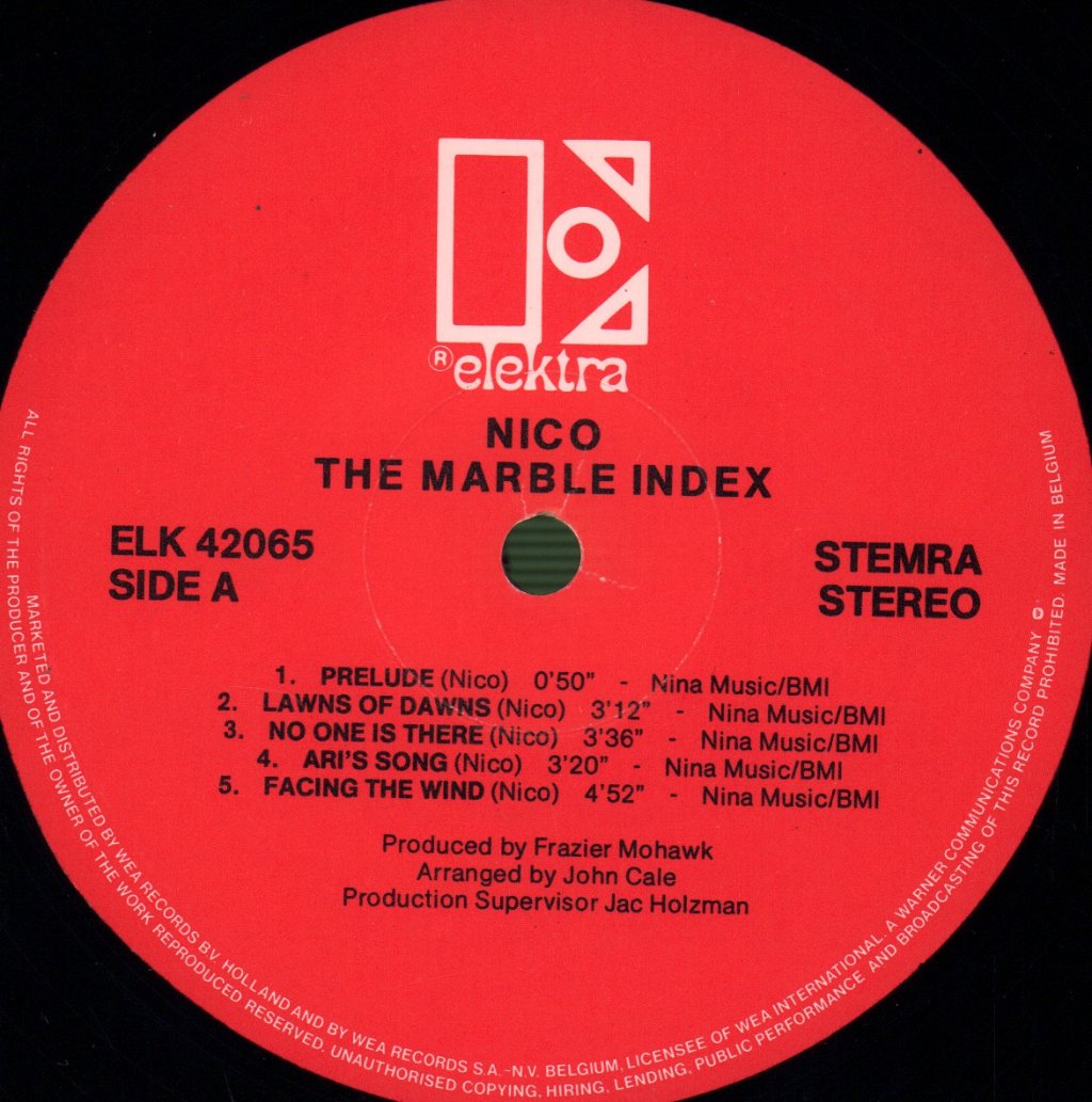 Nico - Marble Index - Lp