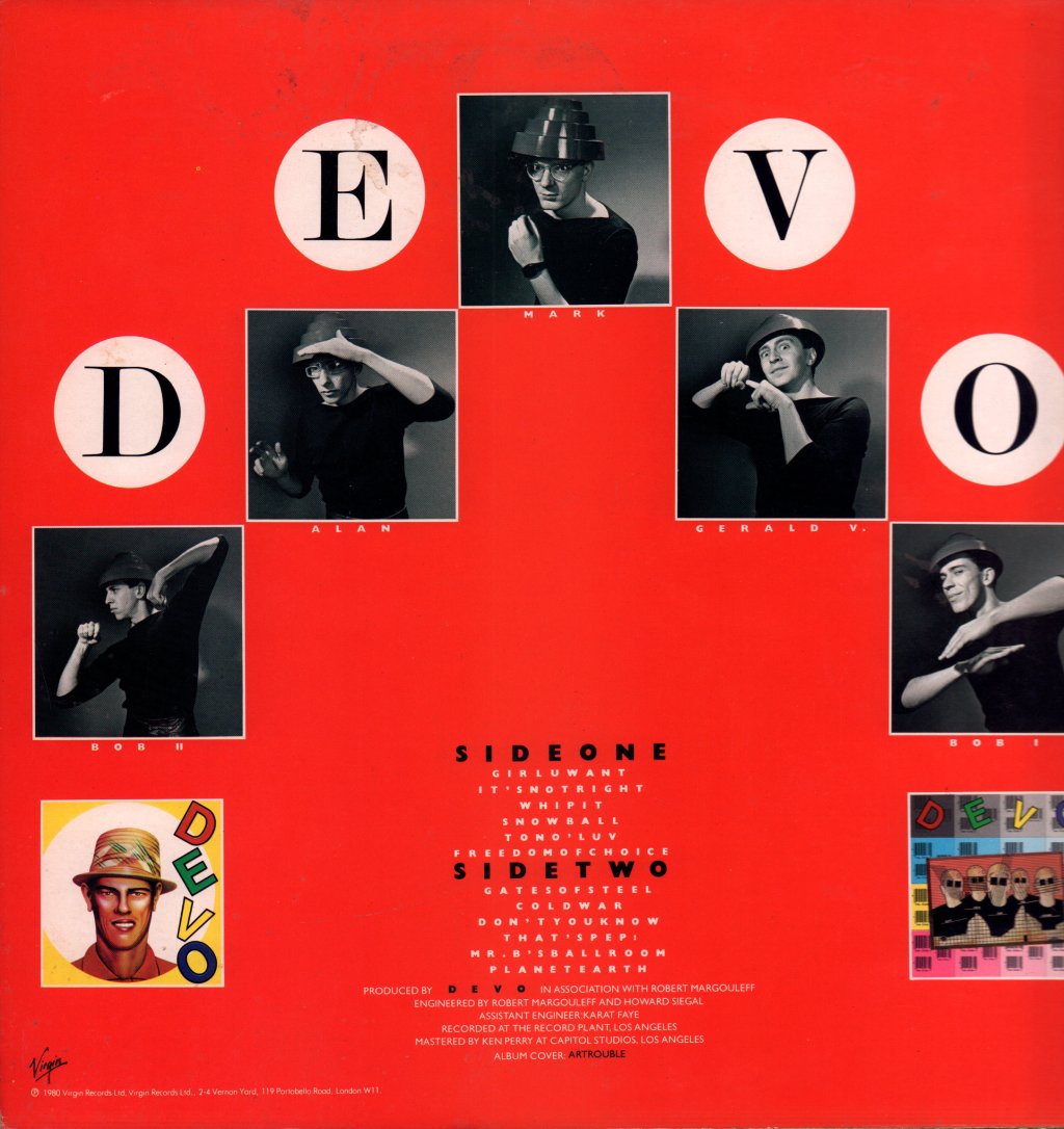 Devo - Freedom Of Choice - Lp