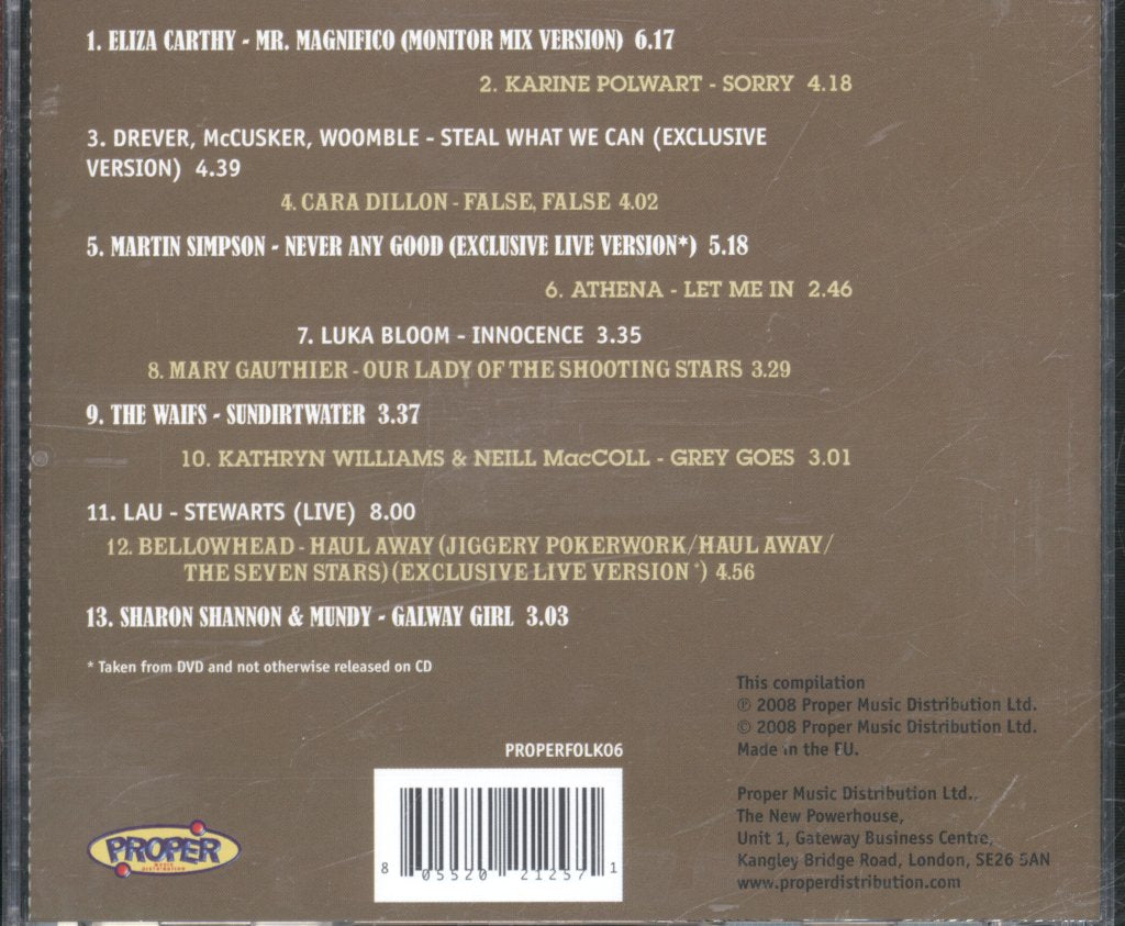 Various Artists - That's Proper Folk - Cd