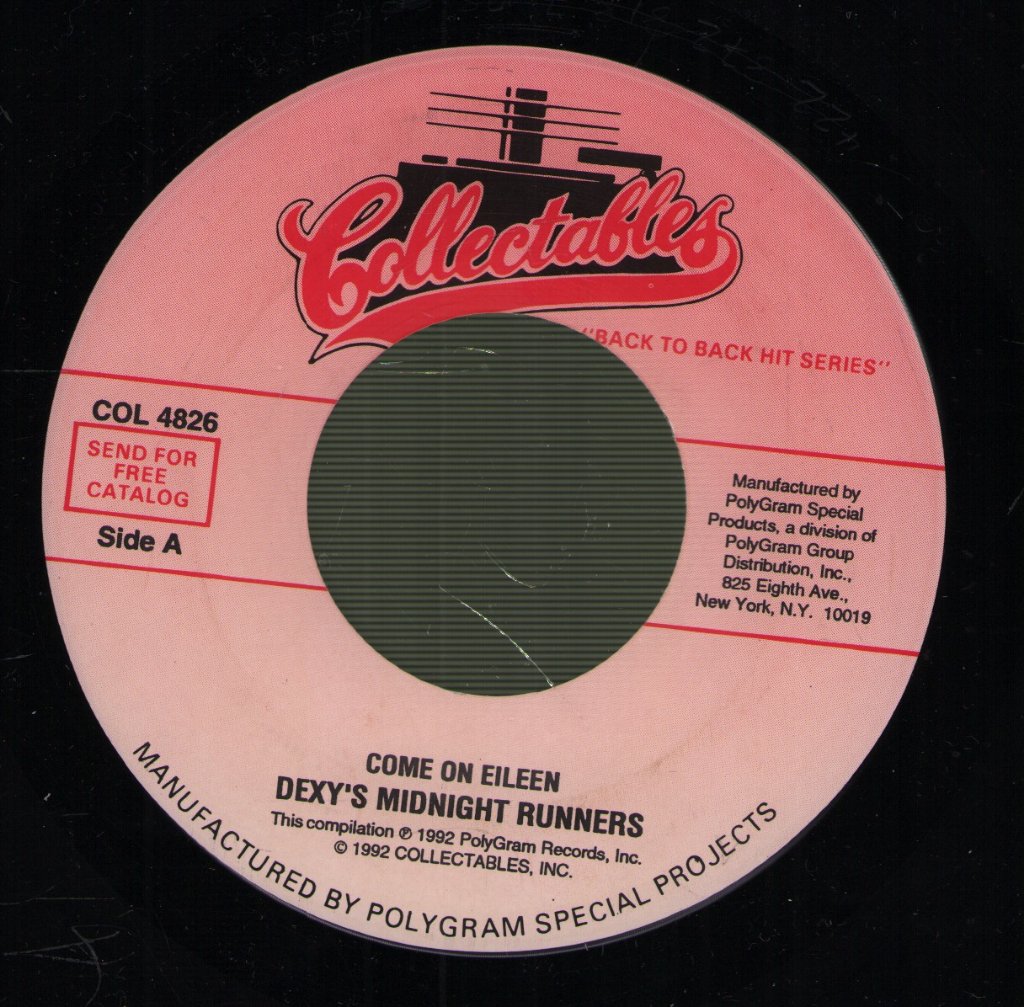 Dexys Midnight Runners - Come On Eileen / Jackie Wilson Said - 7 Inch